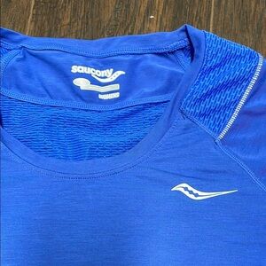 Saucony Blue running shirt